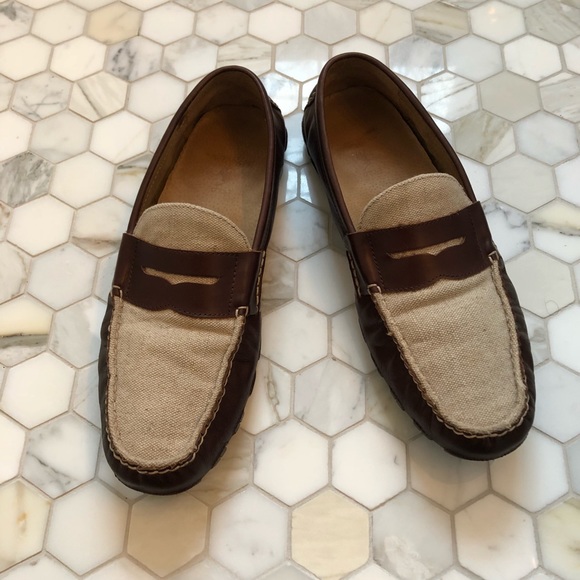 Polo by Ralph Lauren Shoes | Polo Ralph Lauren Mens Arkley Penny Loafer | Color: Brown/Cream | Size: 11 | Frazule's Closet